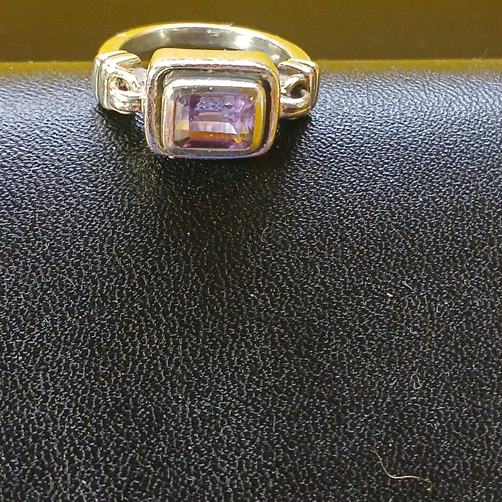 ✨️Silpada Amethyst 925 Misty Morning  Ring✨️ R-1158  Size 5 - Picture 6 of 10